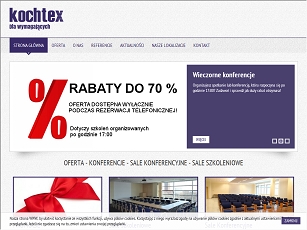 Sale konferencyjne Poznań, oferta firmy Kochtex